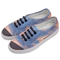 Landscape Sky Clouds Mountain Road Women s Classic Low Top Sneakers by Sarkoni