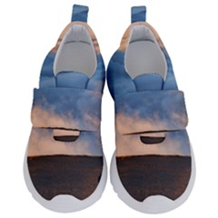 Landscape Sky Clouds Mountain Road Kids  Velcro No Lace Shoes by Sarkoni