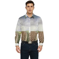 Climate Landscape Men s Long Sleeve  Shirt by Sarkoni