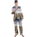 Climate Landscape Men s Long Sleeve Satin Pajamas Set View1