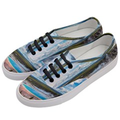 Mountains Trail Forest Yellowstone Women s Classic Low Top Sneakers by Sarkoni