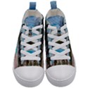 Mountains Trail Forest Yellowstone Kids  Mid-Top Canvas Sneakers View1