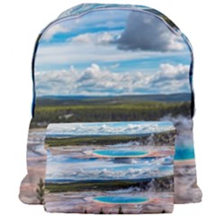 Mountains Trail Forest Yellowstone Giant Full Print Backpack by Sarkoni