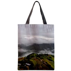 Residential Paddy Field Step Cloud Zipper Classic Tote Bag by Sarkoni