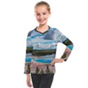 Mountains Trail Forest Yellowstone Kids  Long Mesh T-Shirt View1