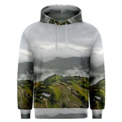 Residential Paddy Field Step Cloud Men s Overhead Hoodie by Sarkoni