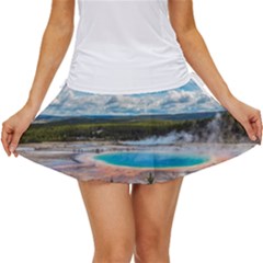 Mountains Trail Forest Yellowstone Women s Skort by Sarkoni