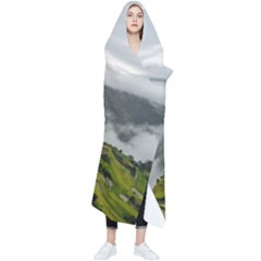 Residential Paddy Field Step Cloud Wearable Blanket by Sarkoni