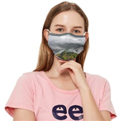 Residential Paddy Field Step Cloud Fitted Cloth Face Mask (adult) by Sarkoni