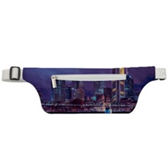 Frankfurt City Skyline Skyscraper Active Waist Bag by Sarkoni