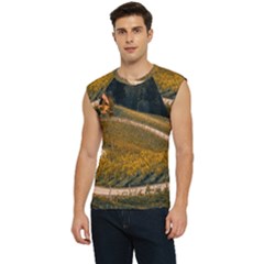 Vineyard Agriculture Farm Autumn Men s Raglan Cap Sleeve T-shirt by Sarkoni