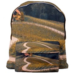 Vineyard Agriculture Farm Autumn Giant Full Print Backpack by Sarkoni