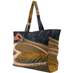 Vineyard Agriculture Farm Autumn Simple Shoulder Bag by Sarkoni