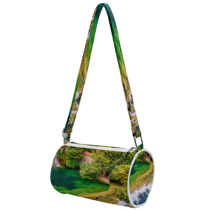 River Waterfall Mini Cylinder Bag