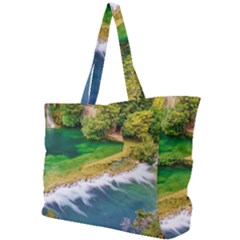 River Waterfall Simple Shoulder Bag by Sarkoni