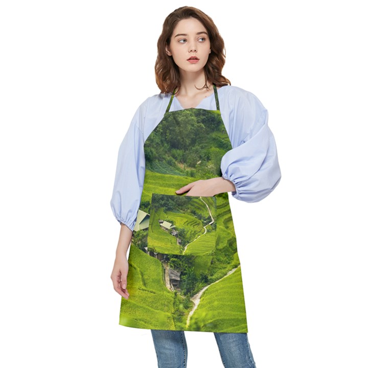 Apartment Curve Path Step Pocket Apron