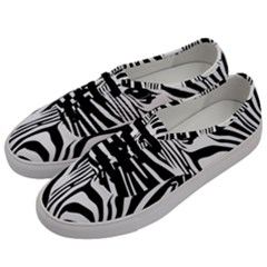 Animal Cute Pattern Art Zebra Men s Classic Low Top Sneakers by Amaryn4rt