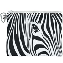 Animal Cute Pattern Art Zebra Canvas Cosmetic Bag (xxxl) by Amaryn4rt