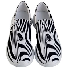 Animal Cute Pattern Art Zebra Women s Lightweight Slip Ons by Amaryn4rt