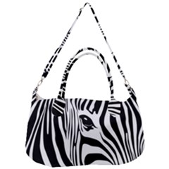 Animal Cute Pattern Art Zebra Removable Strap Handbag by Amaryn4rt