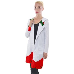 Holiday Wreath Hooded Pocket Cardigan by Amaryn4rt