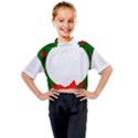 Holiday Wreath Kids Mock Neck T-Shirt View1