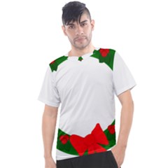 Holiday Wreath Men s Sport Top by Amaryn4rt