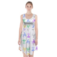 Rainbow Clown Pattern Racerback Midi Dress by Amaryn4rt