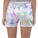 Rainbow Clown Pattern Sleepwear Shorts View2