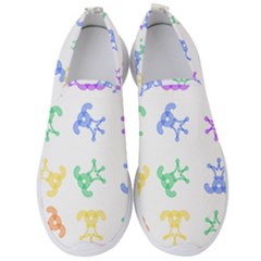 Rainbow Clown Pattern Men s Slip On Sneakers by Amaryn4rt