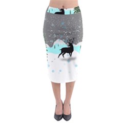 Rocky Mountain High Colorado Midi Pencil Skirt by Amaryn4rt