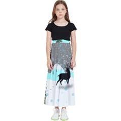 Rocky Mountain High Colorado Kids  Flared Maxi Skirt by Amaryn4rt