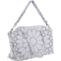 Roses Stained Glass Canvas Crossbody Bag by Amaryn4rt