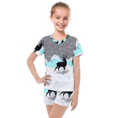 Rocky Mountain High Colorado Kids  Mesh T-shirt And Shorts Set