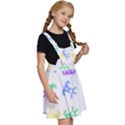 Rainbow Clown Pattern Kids  Apron Dress View3