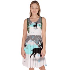 Rocky Mountain High Colorado Knee Length Skater Dress With Pockets by Amaryn4rt