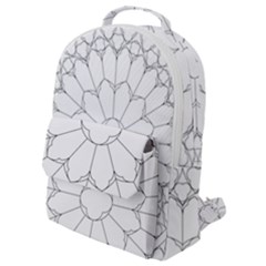 Roses Stained Glass Flap Pocket Backpack (small) by Amaryn4rt