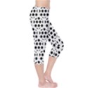 Seamless Honeycomb Pattern Capri Leggings  View4