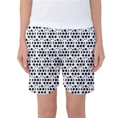 Seamless Honeycomb Pattern Women s Basketball Shorts by Amaryn4rt