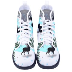 Rocky Mountain High Colorado Kid s High-top Canvas Sneakers by Amaryn4rt