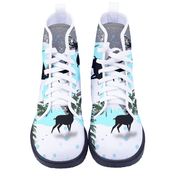 Rocky Mountain High Colorado Kid s High-Top Canvas Sneakers