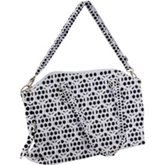 Seamless Honeycomb Pattern Canvas Crossbody Bag by Amaryn4rt