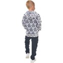 Seamless Honeycomb Pattern Kids  Hooded Pullover View2