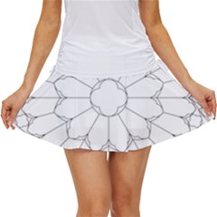 Roses Stained Glass Women s Skort by Amaryn4rt