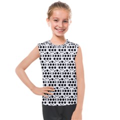 Seamless Honeycomb Pattern Kids  Mesh Tank Top by Amaryn4rt