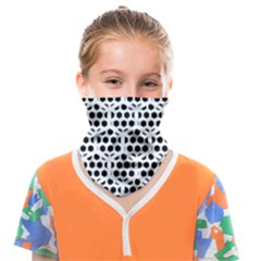 Seamless Honeycomb Pattern Face Covering Bandana (kids) by Amaryn4rt