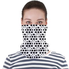 Seamless Honeycomb Pattern Face Seamless Bandana (adult) by Amaryn4rt