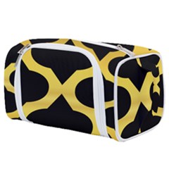 Seamless Gold Pattern Toiletries Pouch by Amaryn4rt