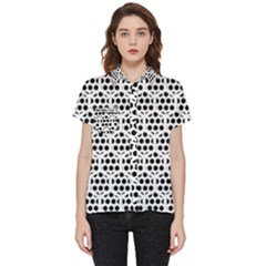 Seamless Honeycomb Pattern Short Sleeve Pocket Shirt by Amaryn4rt