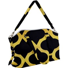 Seamless Gold Pattern Canvas Crossbody Bag by Amaryn4rt